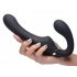 Strap U Mighty Rider 10x Vibrating Strapless Strap-on Black