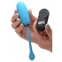 Bang! 28X Plush Egg Vibrator with Remote - Blue