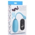 Bang! 28X Plush Egg Vibrator with Remote - Blue