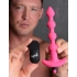 Bang! Vibrating Silicone Anal Beads & Remote Pink