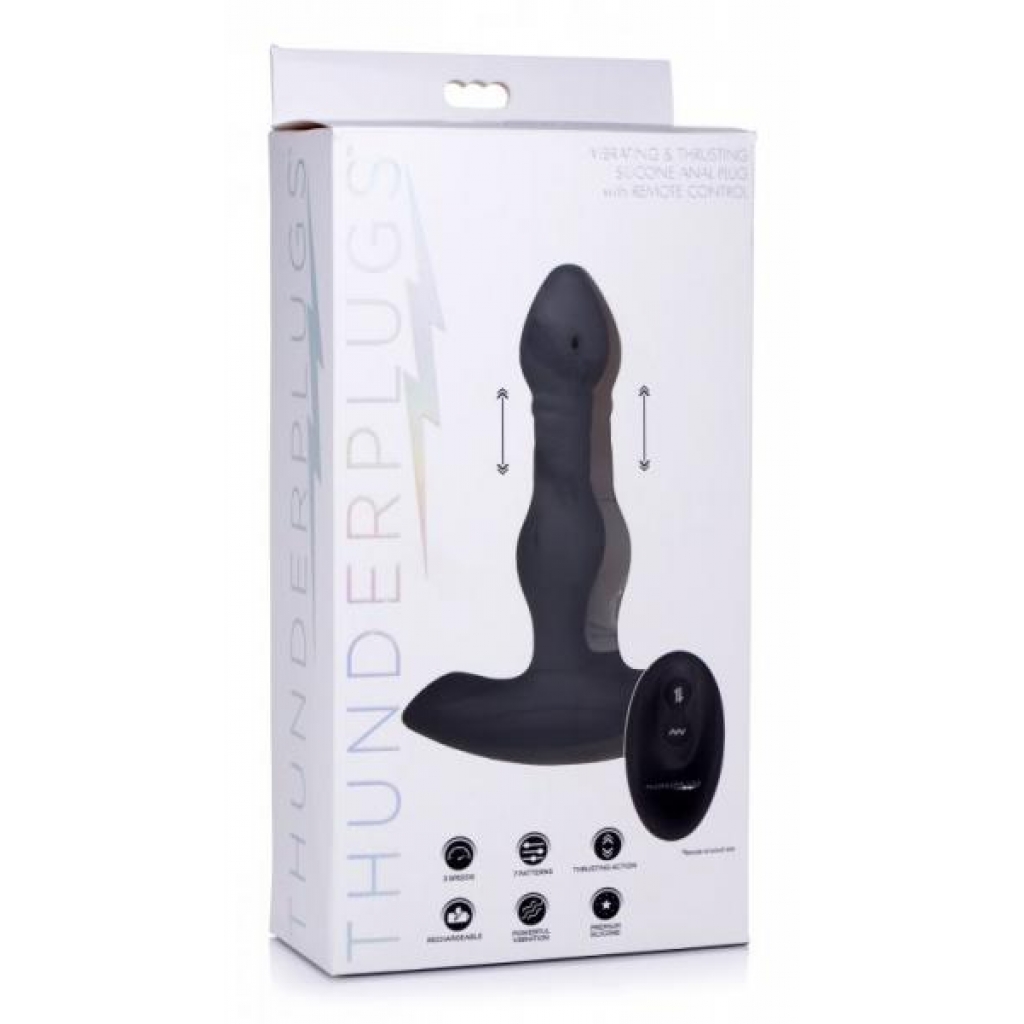 Thunder Plugs Vibrating & Thrusting Anal Plug - Elevate Your Experience