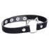 Master Series Kinky Kitty Ring Slim Choker - Black