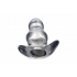 Master Series Clear View Hollow Anal Plug - Small