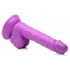 Pop 6.5in Dildo with Balls - Purple