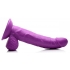 Pop 7.5in Dildo with Balls - Purple