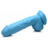 Pop 8.25in Dildo with Balls - Blue