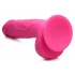 Pop 8.25in Dildo With Balls in Pink