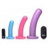 Silicone Dildo Set - Strap U Triple Peg with Remote