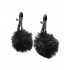 Charmed Pom Pom Nipple Clamps - Black