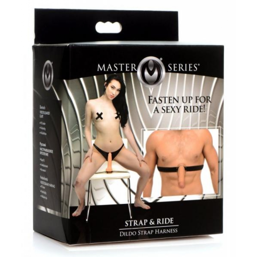 Master Series Strap & Ride Dildo Strap Harness