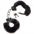 Master Series Cuffed In Fur - Furry Handcuffs - Black