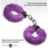 Master Series Cuffed In Fur - Furry Handcuffs Purple