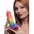 Master Series Pride Pecker Rainbow Drip Candle