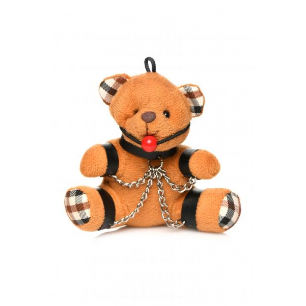 Master Series Gagged Teddy Bear Keychain: A Playful Bondage Gift