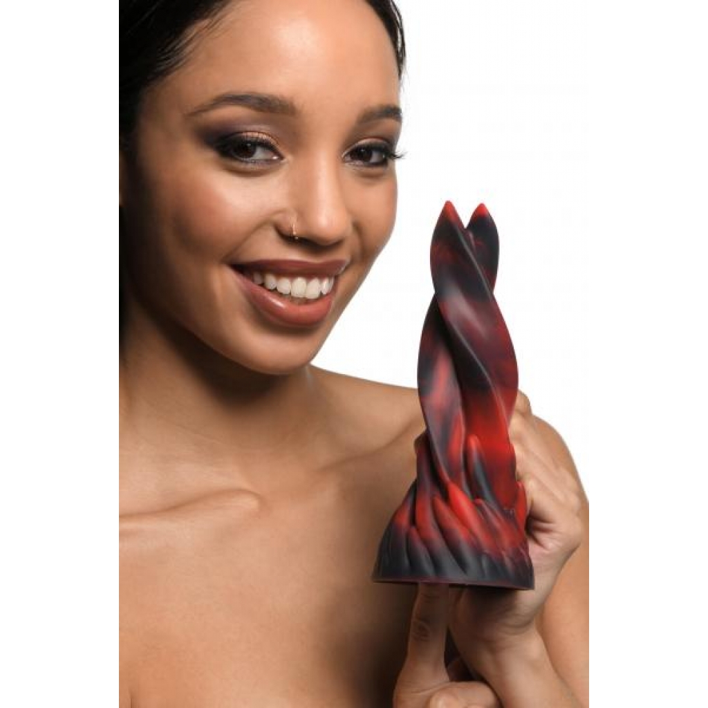 Creature Peniss Hell Kiss Twisted Silicone Dildo