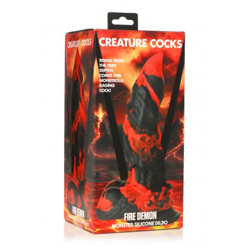 Fire Demon Monster Silicone Dildo by Creature Peniss