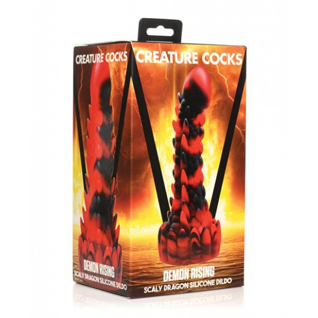 Creature Peniss Demon Rising Scaly Dragon Silicone Dildo