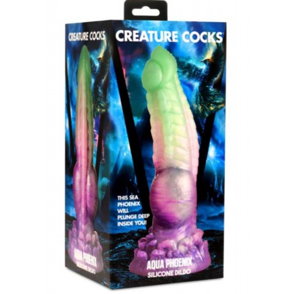 Creature Peniss Aqua Phoenix Silicone Dildo