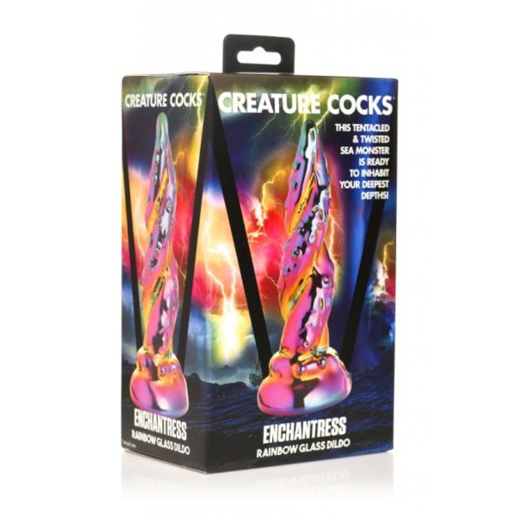 Creature Peniss Enchantress Rainbow Glass Dildo