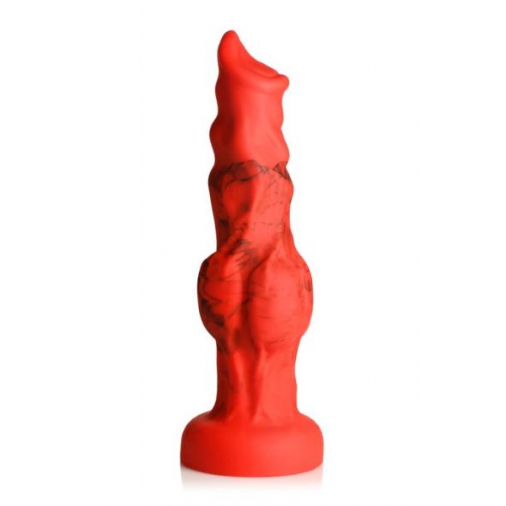 Fire Hound Silicone Dildo Medium - Creature Peniss Collection